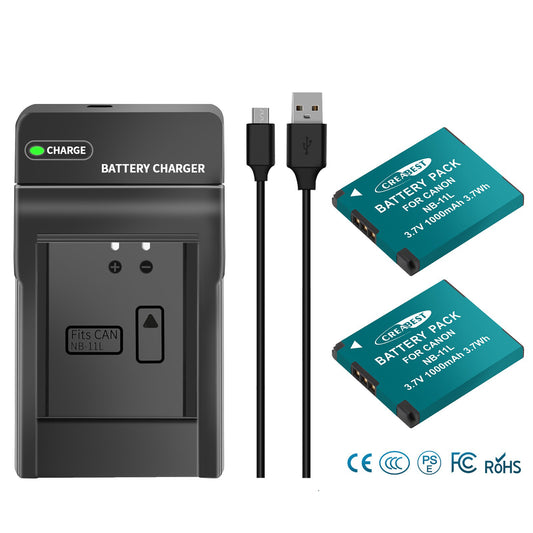 2x Batterie NB-11L/11LH + Caricabatterie Per Canon SX410 SX420 SX430 IS IXUS 180 185 190
