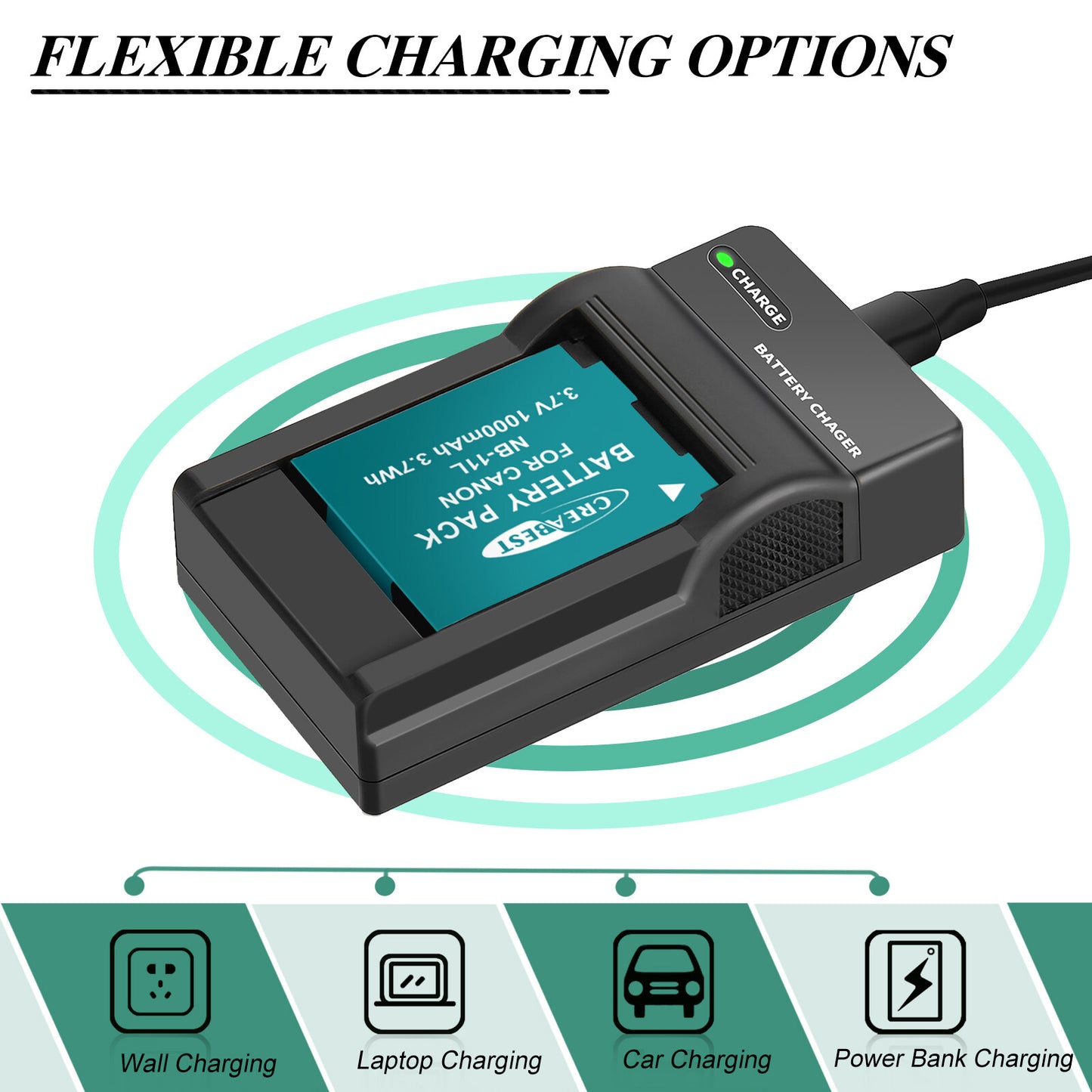 2x Batterie NB-11L/11LH + Caricabatterie Per Canon SX410 SX420 SX430 IS IXUS 180 185 190