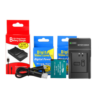 2x Batterie NB-11L/11LH + Caricabatterie Per Canon SX410 SX420 SX430 IS IXUS 180 185 190