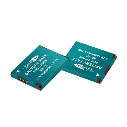 2x Batterie NB-11L/11LH + Caricabatterie Per Canon SX410 SX420 SX430 IS IXUS 180 185 190