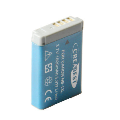 2x Batteria NB-13L + caricatore LCD per Canon PowerShot SX620 HS G5X G7X Mark III II