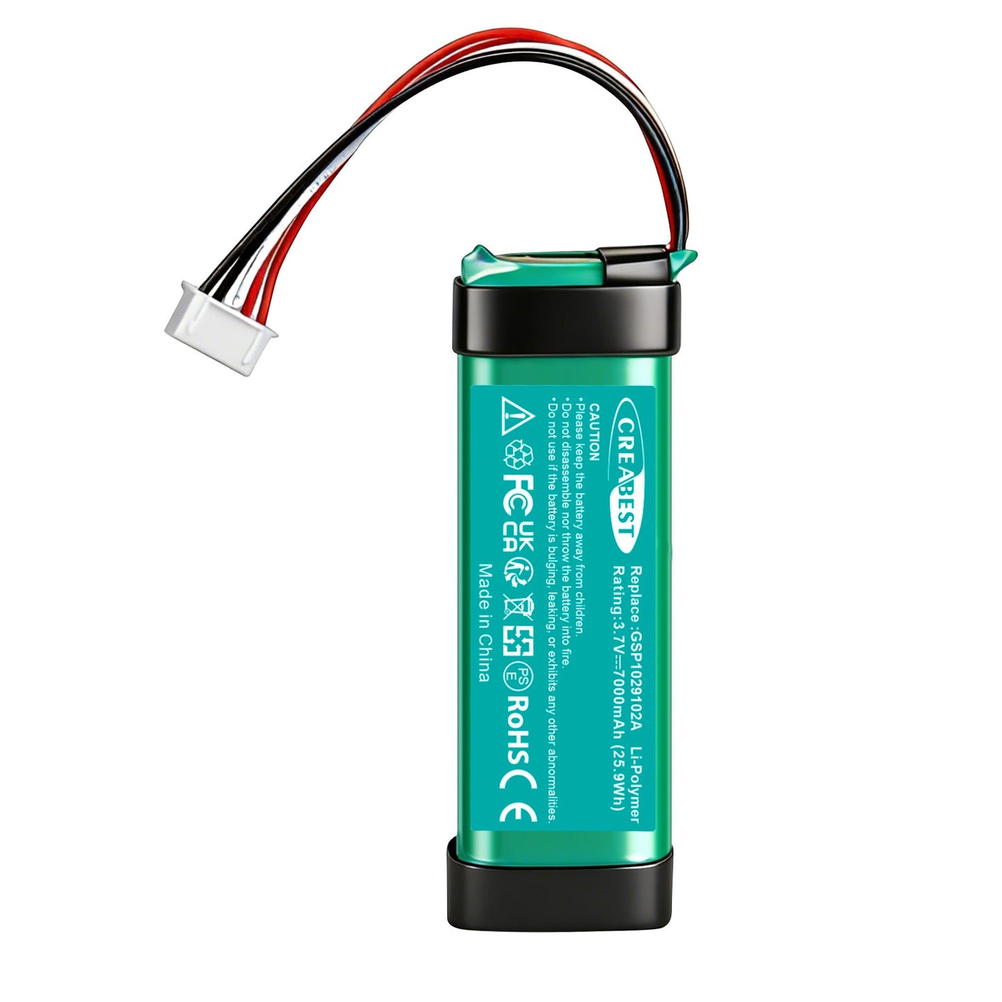 Batteria 3.7V 7000mAh per JBL Charge 3 GSP1029102A diffusore audio wireless Bluetooth