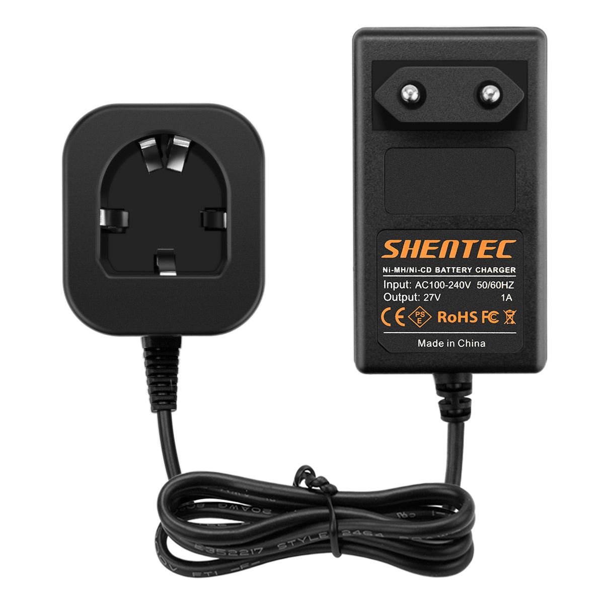 Caricabatterie SHENTEC per batterie Panasonic 7,2V-18V Ni-MH/Ni-Cd EY9106B EY9200 EY9001 EY9005B