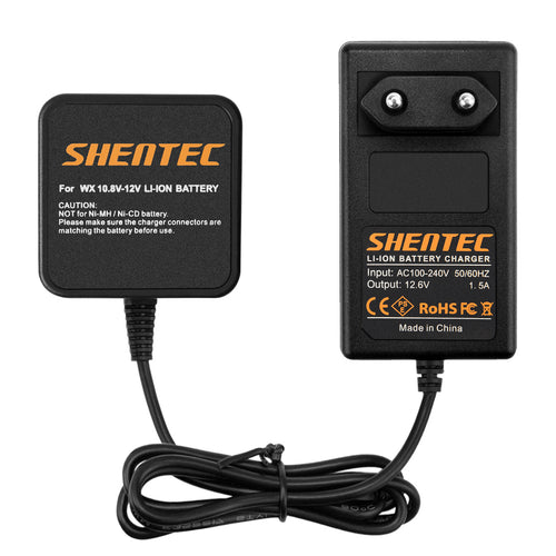 SHENTEC 12V LI-ION CARICABATTERIE PER WORX WA3503 WA3509 RW9300 WX382 WU288 WX125 WX283