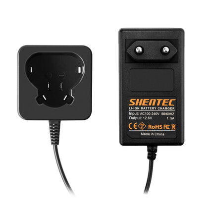 SHENTEC 12V LI-ION CARICABATTERIE PER WORX WA3503 WA3509 RW9300 WX382 WU288 WX125 WX283