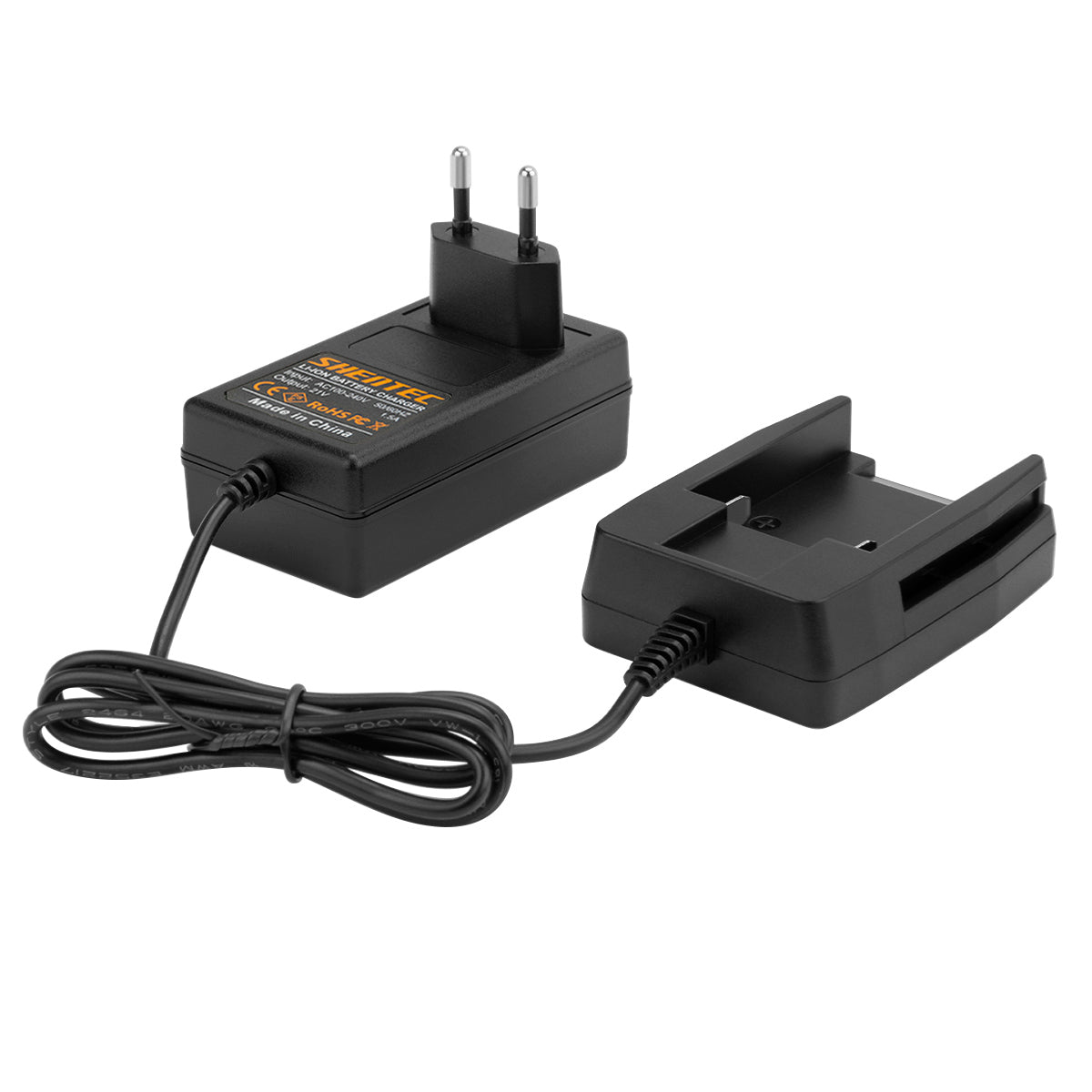 SHENTEC Caricabatterie Li-ion 18V per Worx WA3575 WA3525 WA3520 WA3512 WG153 WG154 WG165
