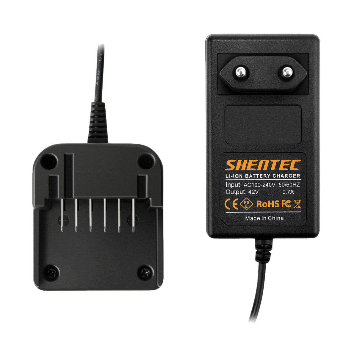 SHENTEC Caricabatterie 36V Li-ion Per Batterie Worx WA3734 WA3536 WG268E WG568E WG168E WG368E WG776E
