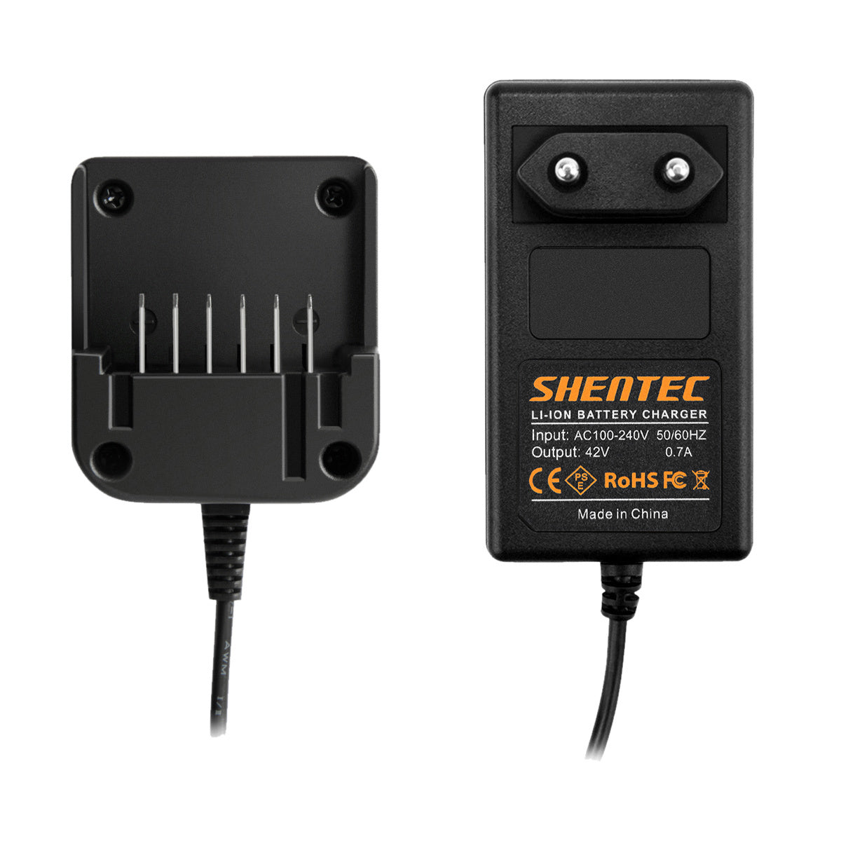SHENTEC Caricabatterie 36V Li-ion Per Batterie Worx WA3734 WA3536 WG268E WG568E WG168E WG368E WG776E