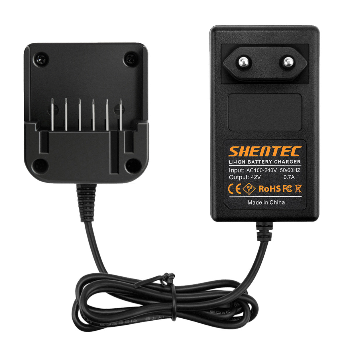 SHENTEC Caricabatterie 36V Li-ion Per Batterie Worx WA3734 WA3536 WG268E WG568E WG168E WG368E WG776E
