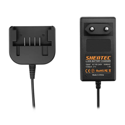 SHENTEC Caricabatterie Li-ion per Worx 20V WX678 WG259 WX390.1 WX393.3 WG549E.9 WA3551.1