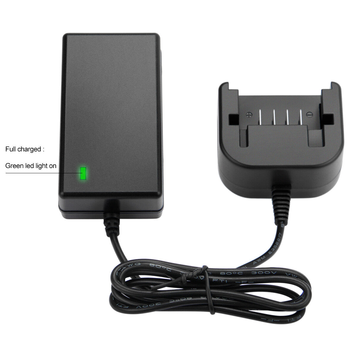 SHENTEC Caricabatterie Li-ion per Worx 20V WX678 WG259 WX390.1 WX393.3 WG549E.9 WA3551.1