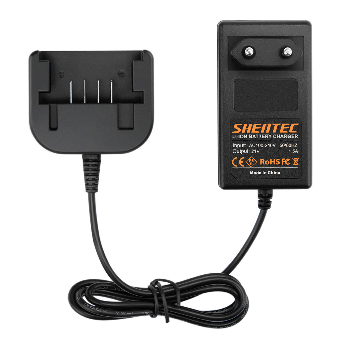 SHENTEC Caricabatterie Li-ion per Worx 20V WX678 WG259 WX390.1 WX393.3 WG549E.9 WA3551.1