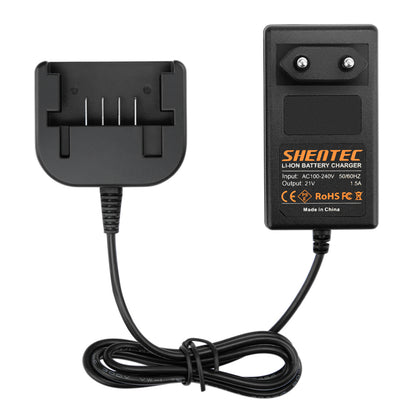 SHENTEC Caricabatterie Li-ion per Worx 20V WX678 WG259 WX390.1 WX393.3 WG549E.9 WA3551.1