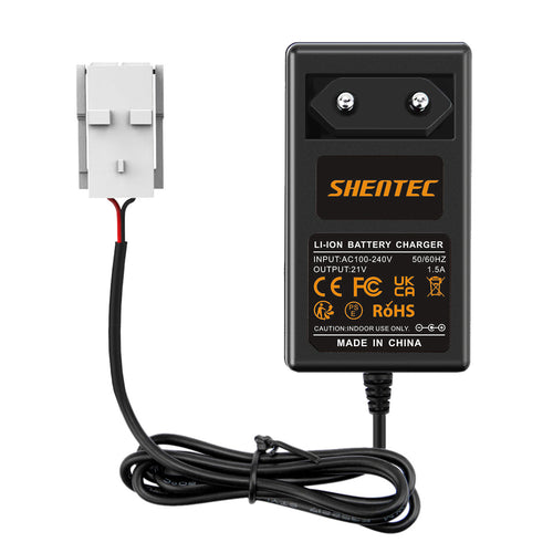 Caricabatterie Li-ion 20V SHENTEC per Worx 50032492 50032774 WA3230 WA3231 WR105SI