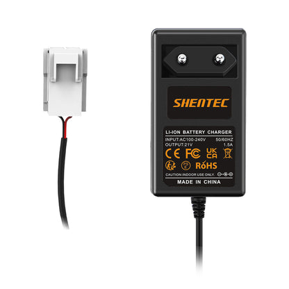 Caricabatterie Li-ion 20V SHENTEC per Worx 50032492 50032774 WA3230 WA3231 WR105SI