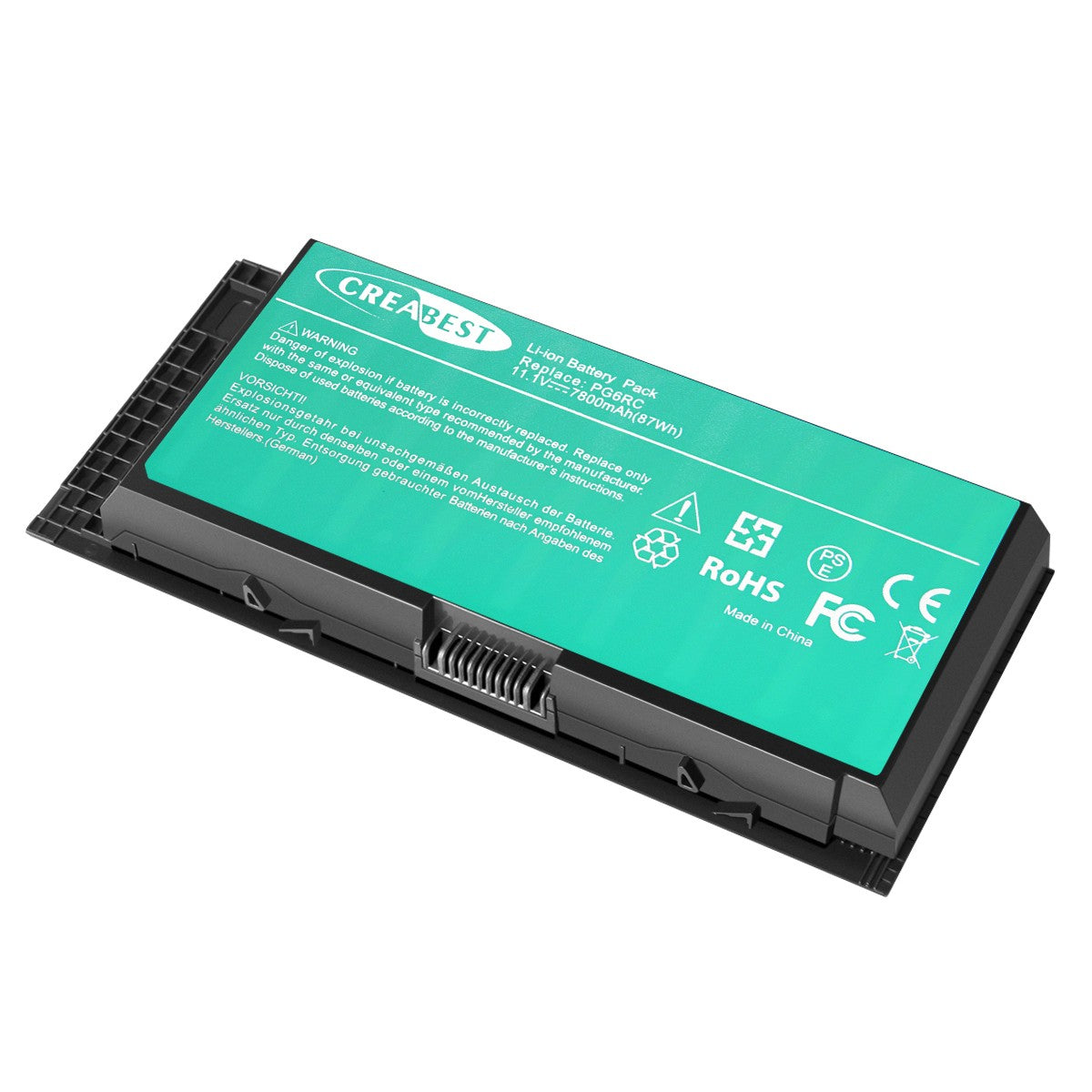 Batteria 7.8Ah X57F1 86Wh per Dell Precision M4600 M4700 M6600 M4800 451-11744 FV993