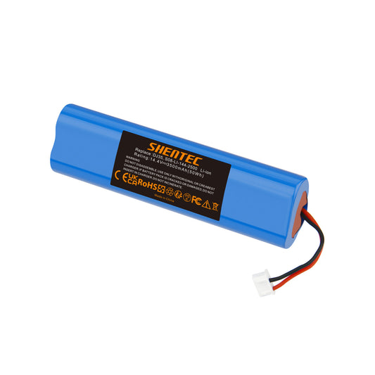 SHENTEC Batteria Li-ion 3500mAh 14.4V per Ecovacs Deebot DJ35 DJ36 DK35 DK36 DK520 DN520