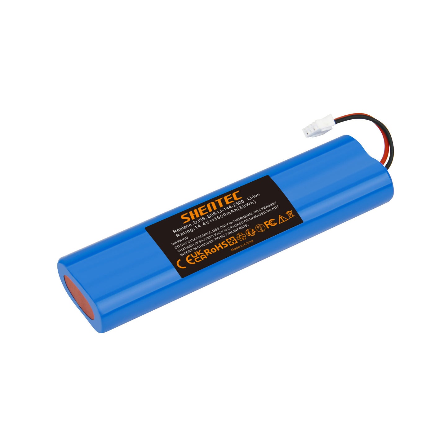 SHENTEC Batteria Li-ion 3500mAh 14.4V per Ecovacs Deebot DJ35 DJ36 DK35 DK36 DK520 DN520