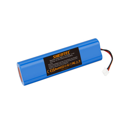 SHENTEC Batteria Li-ion 3500mAh 14.4V per Ecovacs Deebot DJ35 DJ36 DK35 DK36 DK520 DN520