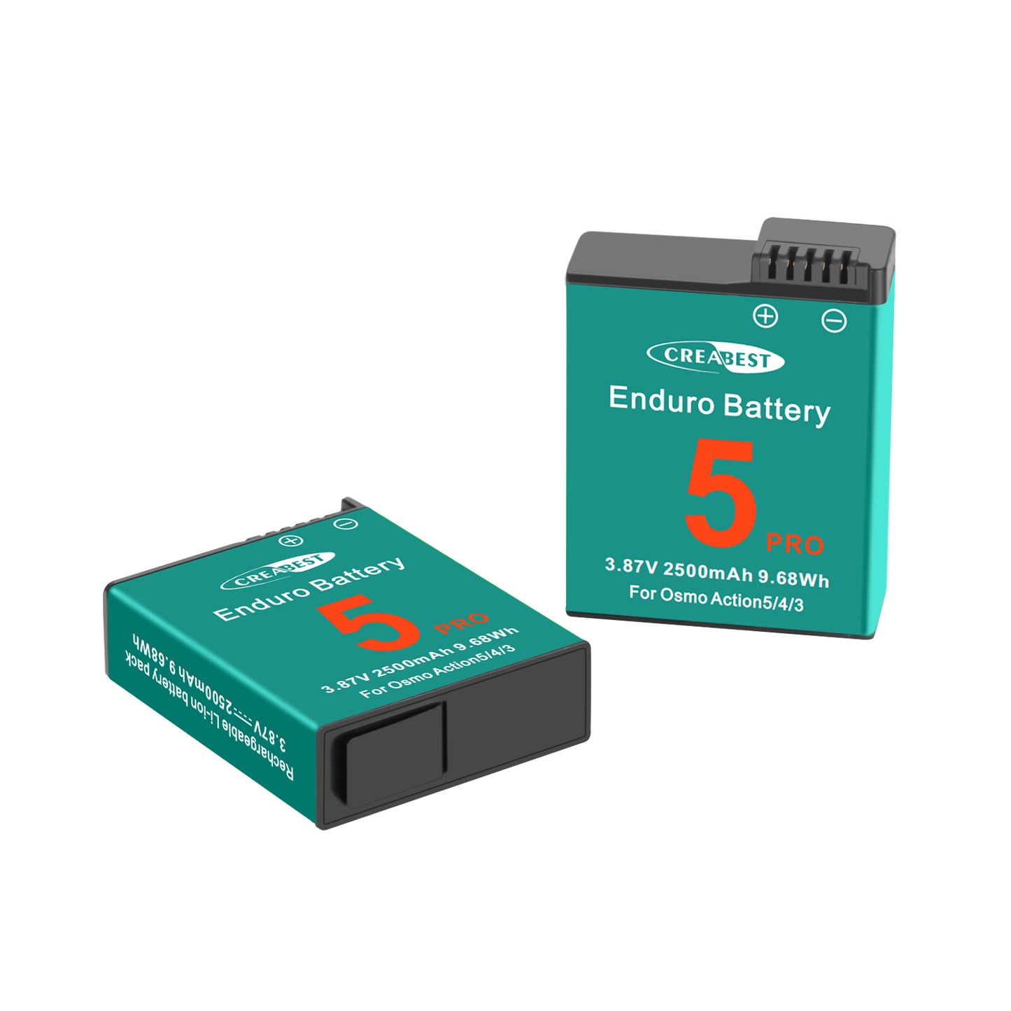 2x Batterie+Caricabatterie Per DJI Osmo Action 5 Pro Action 4 Action 3