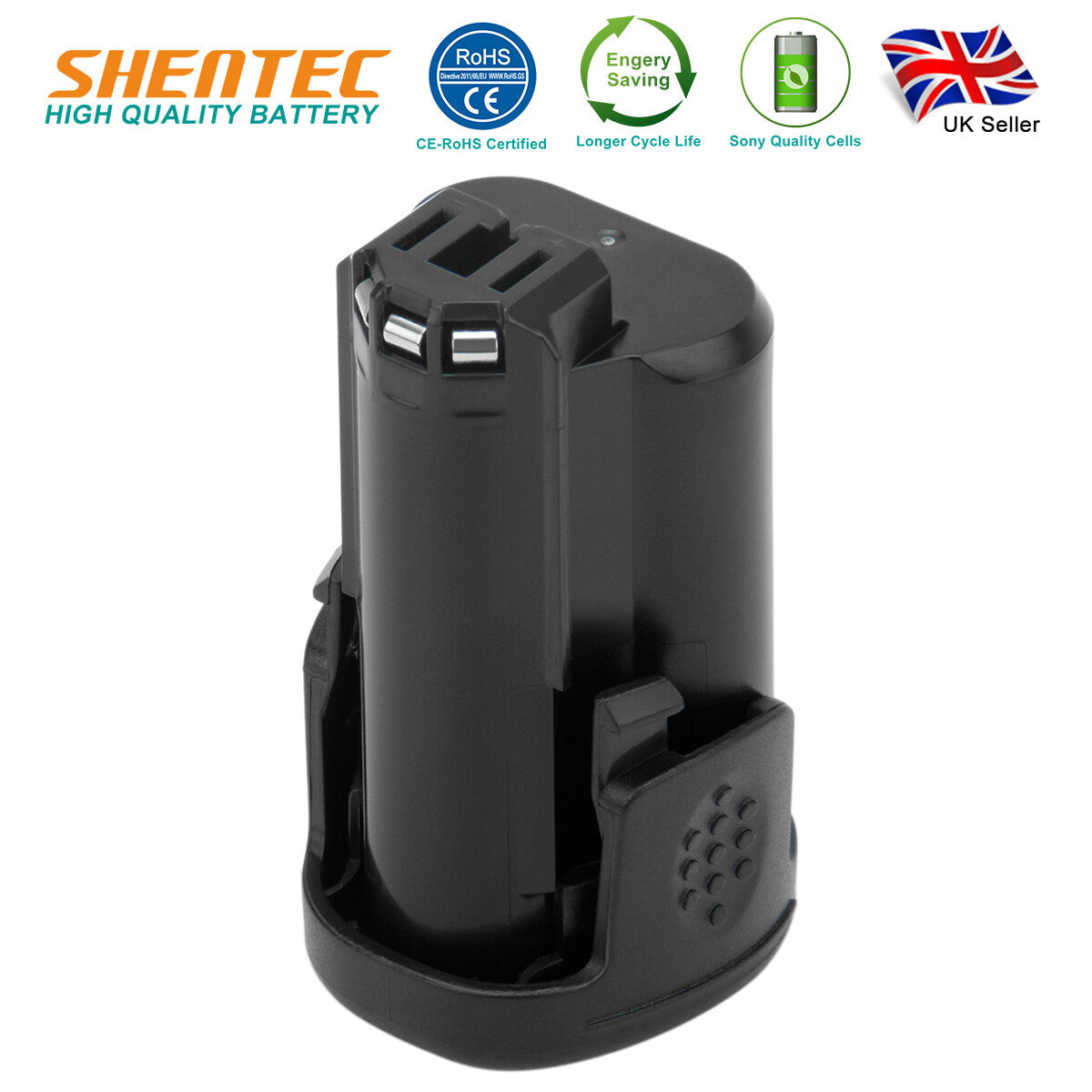 SHENTEC 2X 3500mAh PER DREMEL B812-02 B812-01 8200 8220 8300 B812-03 BATTERIA LI-ION