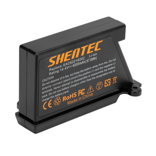 SHENTEC Batteria Li-ion 14.4V 4000mAh per LG EAC60766104 EAC60766105 EAC60766101 VR1012W