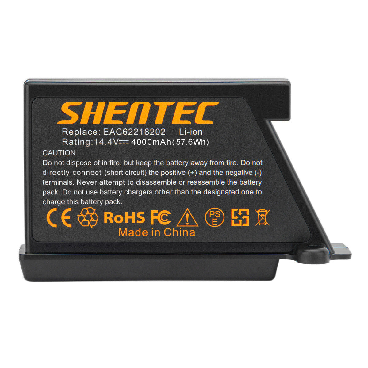 SHENTEC Batteria Li-ion 14.4V 4000mAh per LG EAC60766104 EAC60766105 EAC60766101 VR1012W