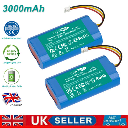 2x 7.4V 3.0Ah Li-ion Batterie per Gardena 08894-00 ComfortCut D-89079 Ulm 8895