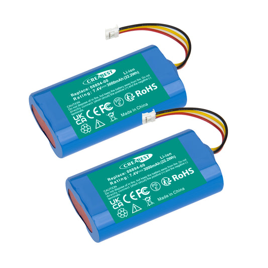 2x 7.4V 3.0Ah Li-ion Batterie per Gardena 08894-00 ComfortCut D-89079 Ulm 8895