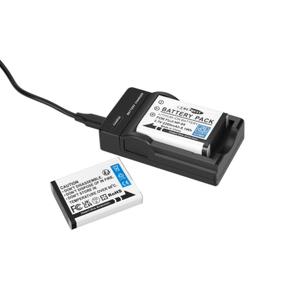 2x NP-95 NP95 3.7V Batteria+Caricabatterie per Fujifilm Finepix F30 F31 F31fd X100 X100s