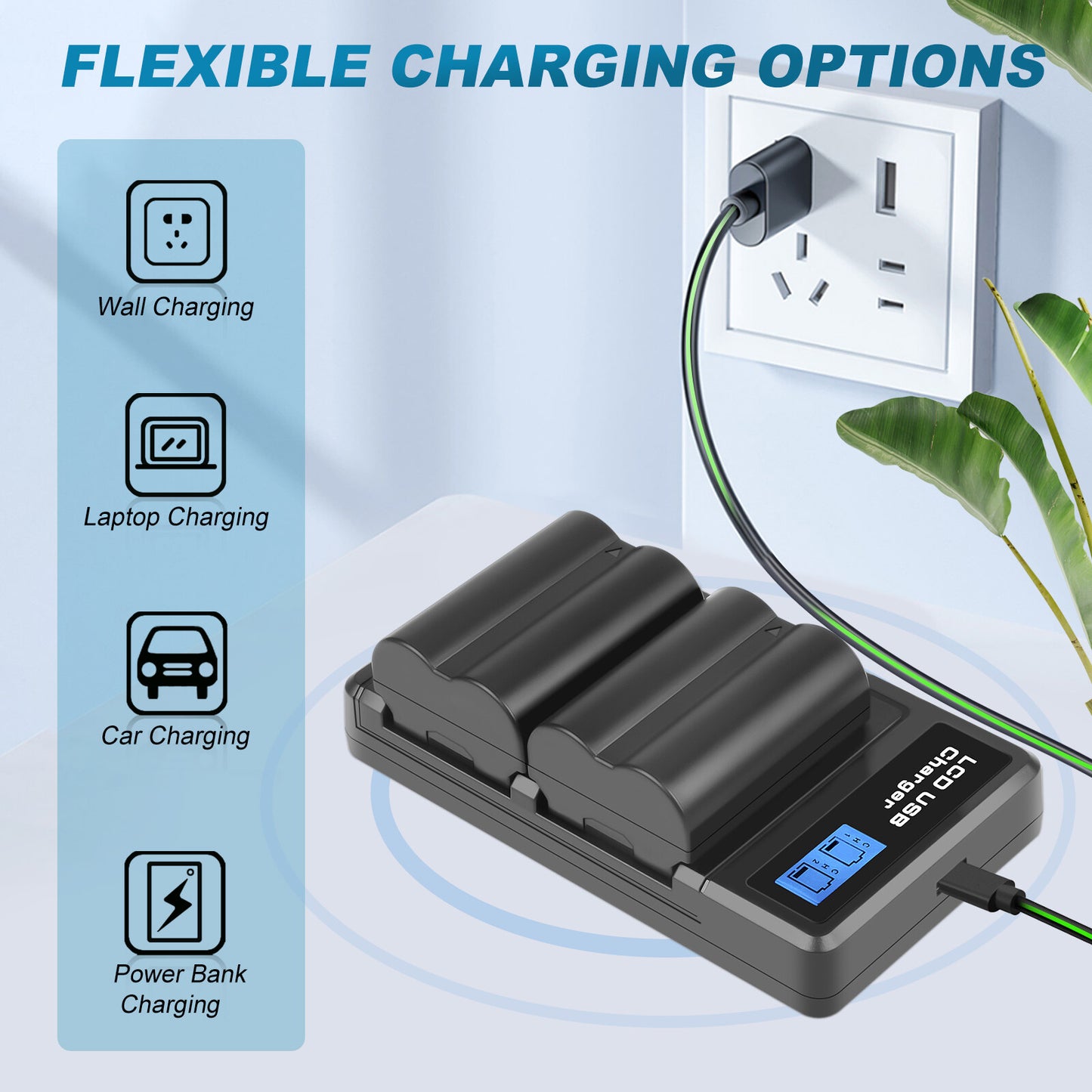 2x Batteria NP-W235+Caricabatterie Doppio per Fujifilm GFX 100S 50S II X-H2S X-T5 XT4 X-T4