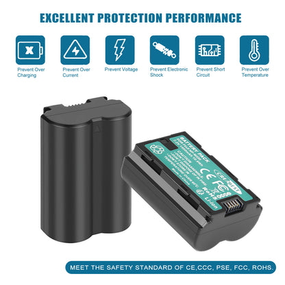 2x Batteria NP-W235+Caricabatterie Doppio per Fujifilm GFX 100S 50S II X-H2S X-T5 XT4 X-T4