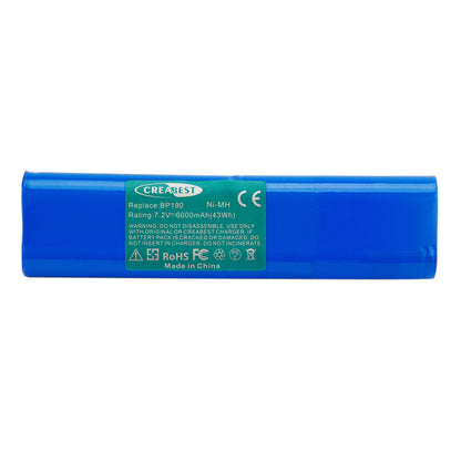 Batteria sostitutiva Ni-MH 7,2V 6Ah per Fluke BP190 B11432 Scopemeter 192 192B 196 196B 196C