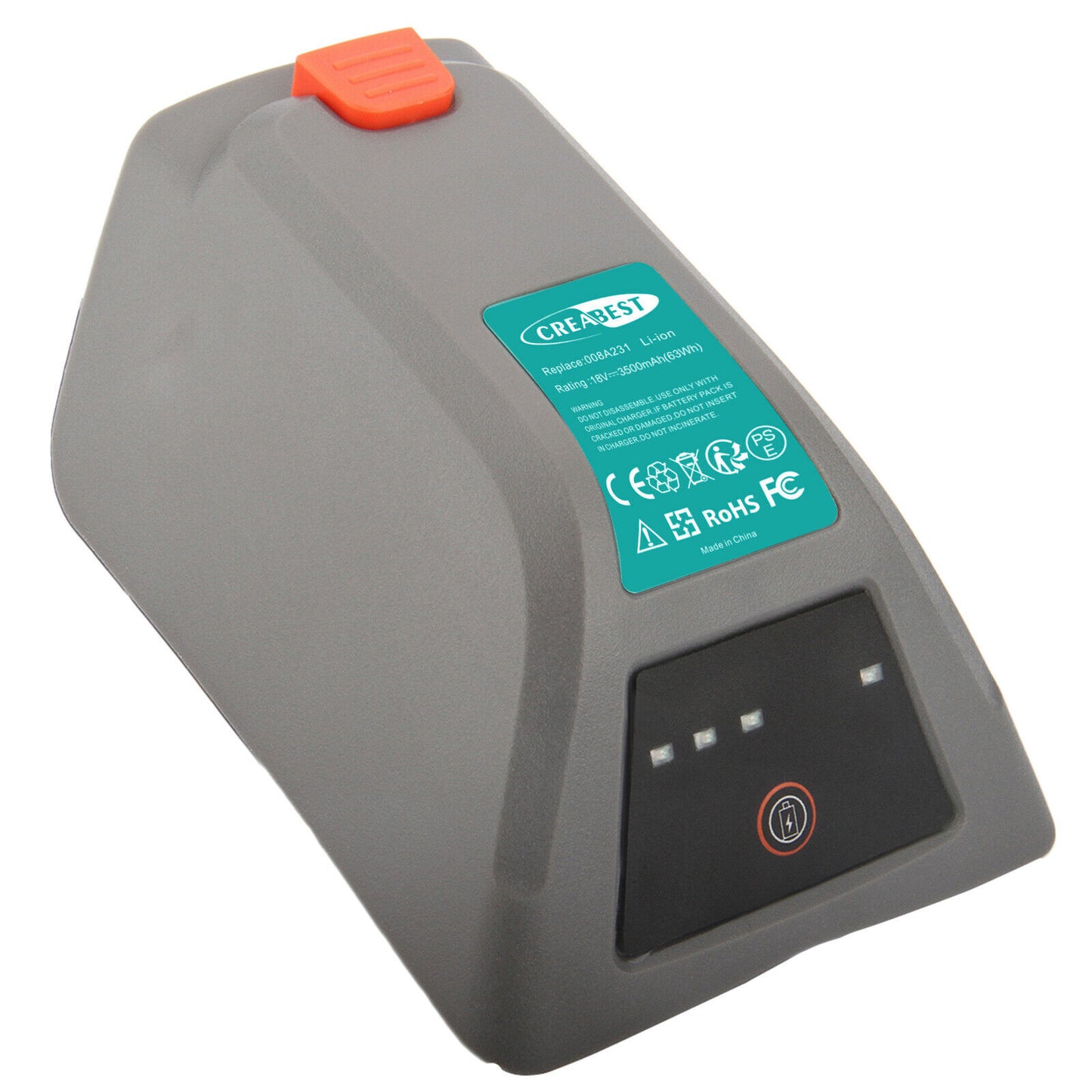 Batteria Li-ion di ricambio 3.5Ah 18V per Gardena 008A231 8025-20 Comfort 35