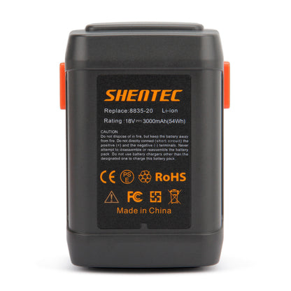 SHENTEC 18V 4AH Li-ion BATTERIA PER GARDENA 8835-U 8835-20 8839-20 8878-20 ERGOCUT 48LI 8878