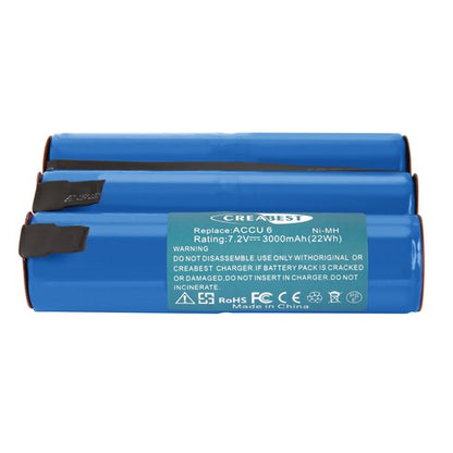 SHENTEC 3000mAh 7.2V Ni-MH Batteria per cesoie da siepe Gardena Accu 6 Battery 6 Grass Shears ST 6