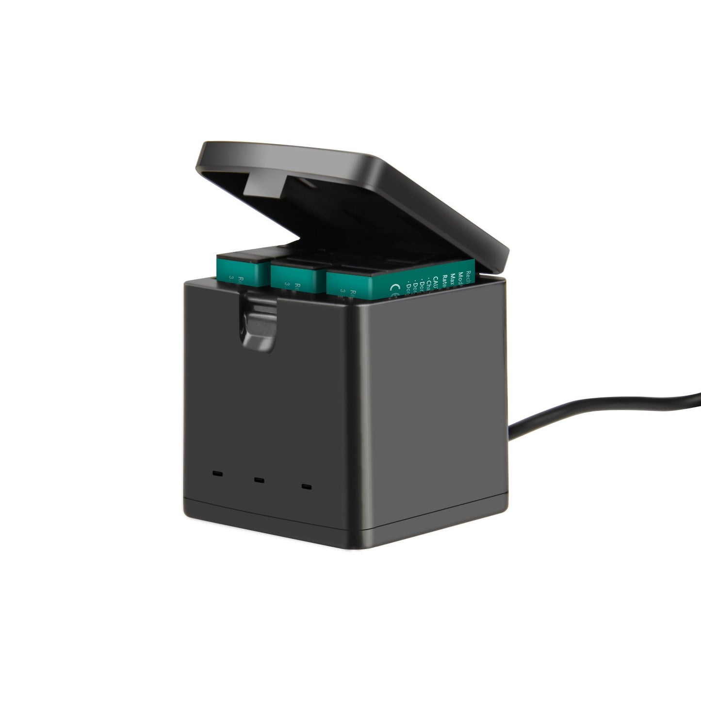 3x JH-GP13 Batteria Enduro + caricatore a tre canali, scatola di stoccaggio per GoPro Hero 13