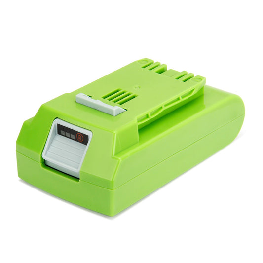 SHENTEC 5000mAh 24V BATTERIA LI-ION PER GREENWORKS G-24 24V 29842 29852 29322 20362 24352