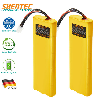 SHENTEC 2x 4000mAh 18V Ni-MH Batteria per Husqvarna Automobil 210C 220AC 230ACX G2 2004-2006