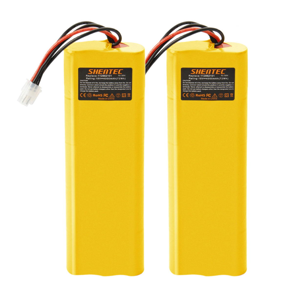 SHENTEC 2x 4000mAh 18V Ni-MH Batteria per Husqvarna Automobil 210C 220AC 230ACX G2 2004-2006