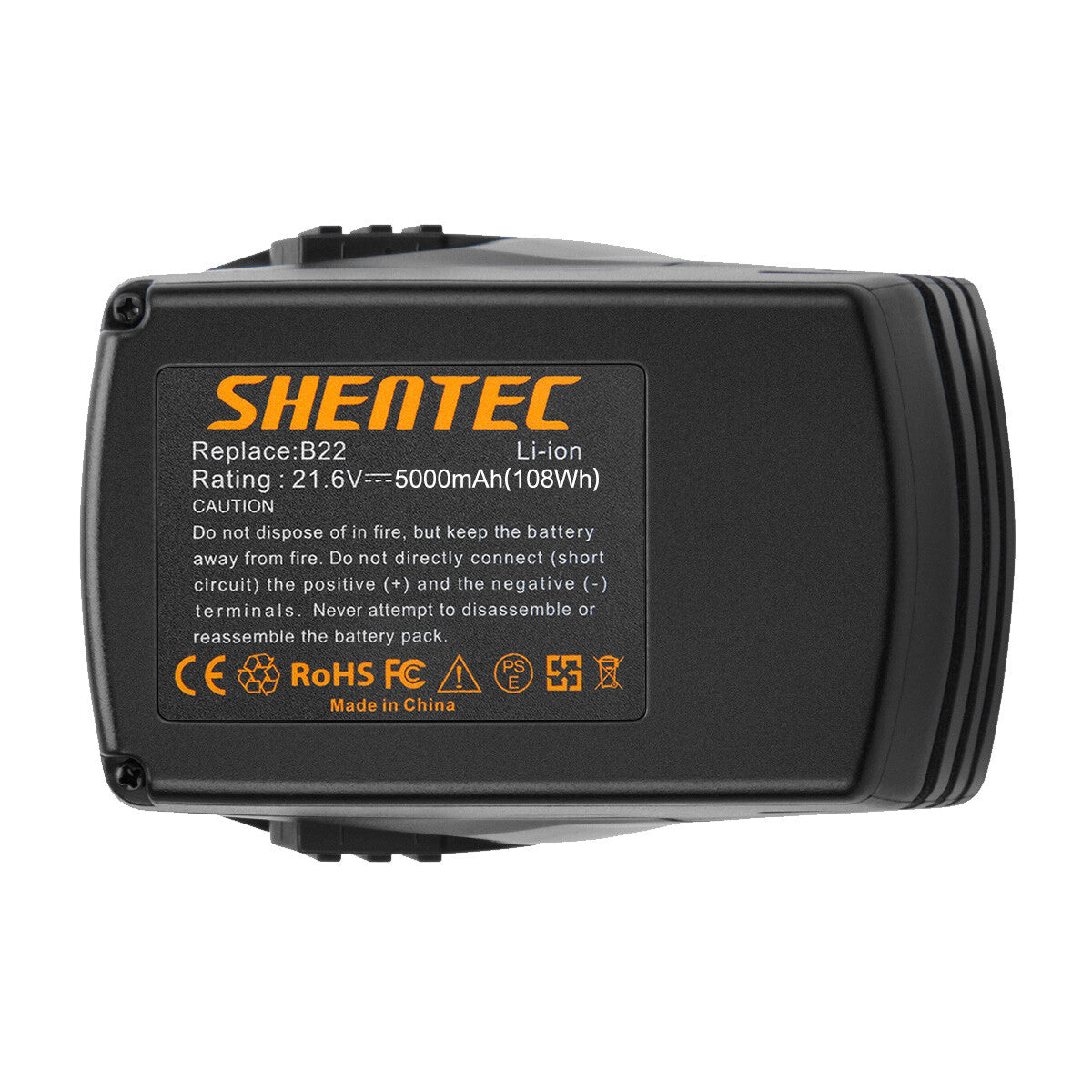 SHENTEC 5000mAh 21.6V LI-ION BATTERIA PER HILTI B22 TE 2-A22 WSR 22-A SIW 22T-A AG 125-A22