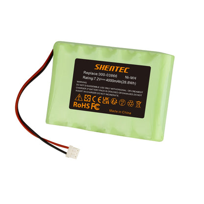SHENTEC Batteria Ni-MH 7,2V 4000mAh per Honeywell Lynx 5100/5200/5300 300-03866 LCP500-4B