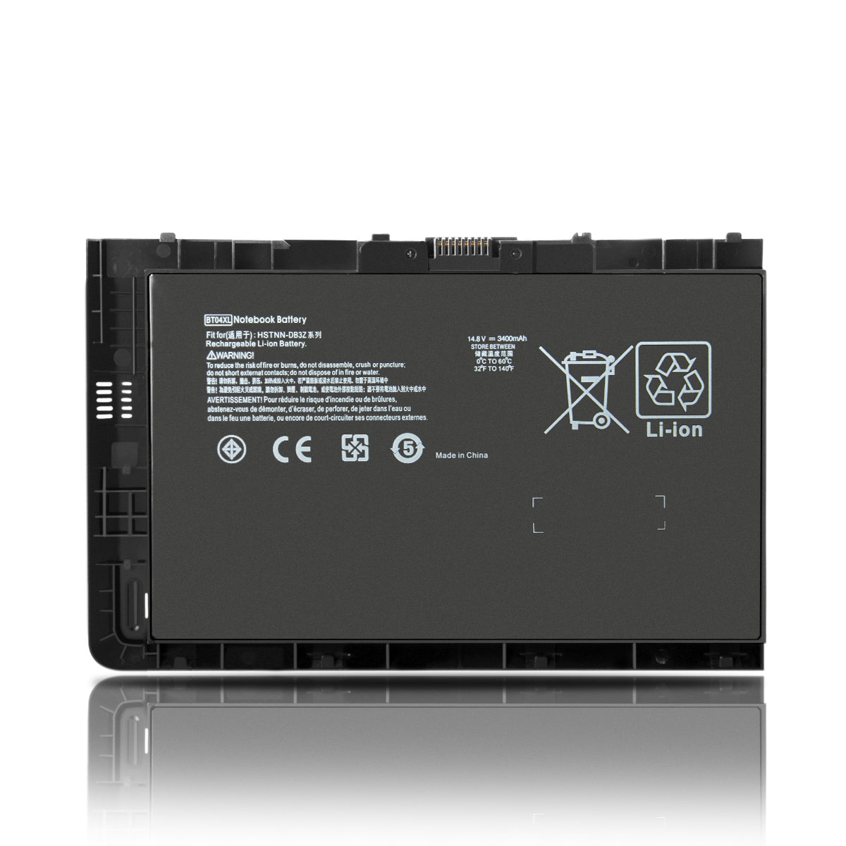 Batteria 52Wh 14,8V BT04XL HSTNN-DB3Z BA06XL per HP EliteBook Folio 9470m 9480m