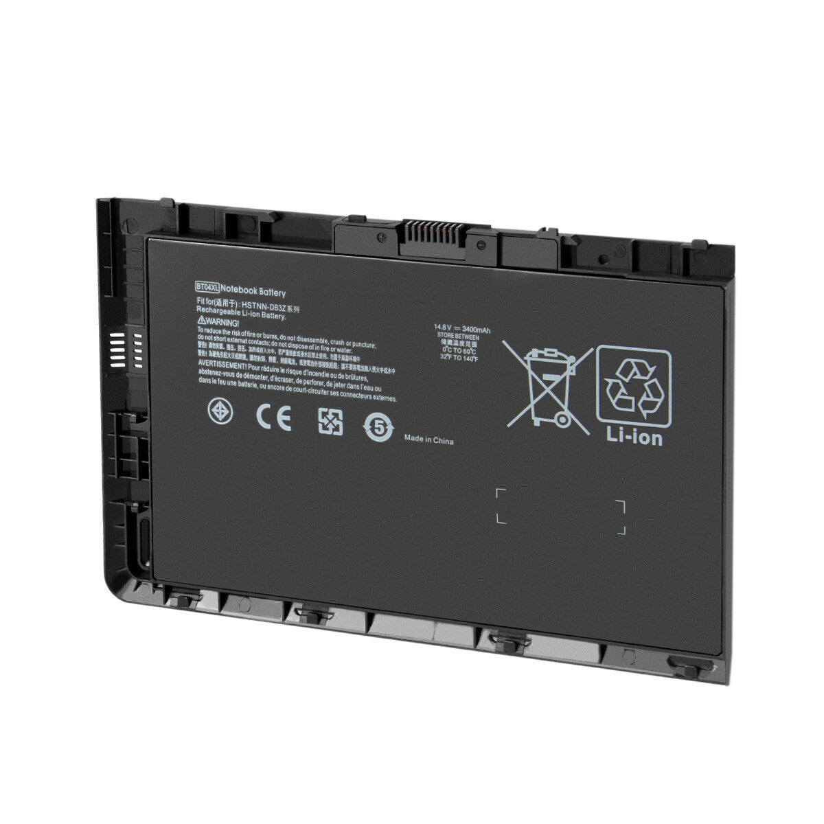 Batteria 52Wh 14,8V BT04XL HSTNN-DB3Z BA06XL per HP EliteBook Folio 9470m 9480m