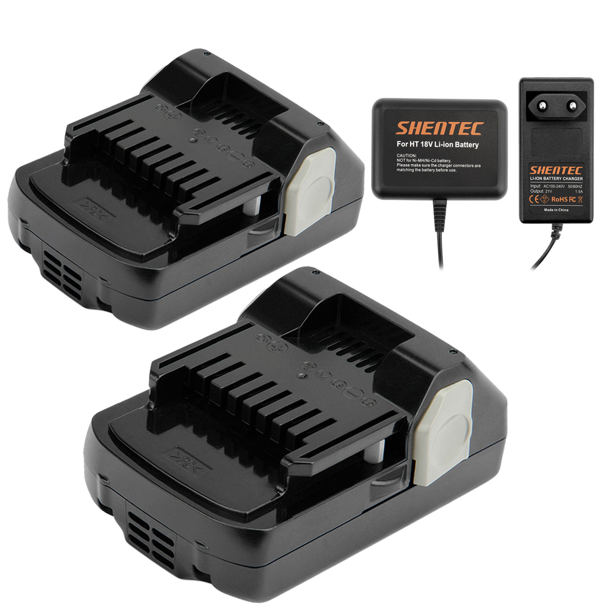 SHENTEC Caricabatterie 18V 3.5Ah per Hitachi BSL1815X BSL1825 BSL1830 C18DSLP4