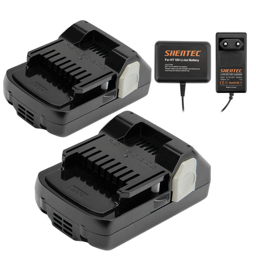 SHENTEC Caricabatterie 18V 3.5Ah per Hitachi BSL1815X BSL1825 BSL1830 C18DSLP4