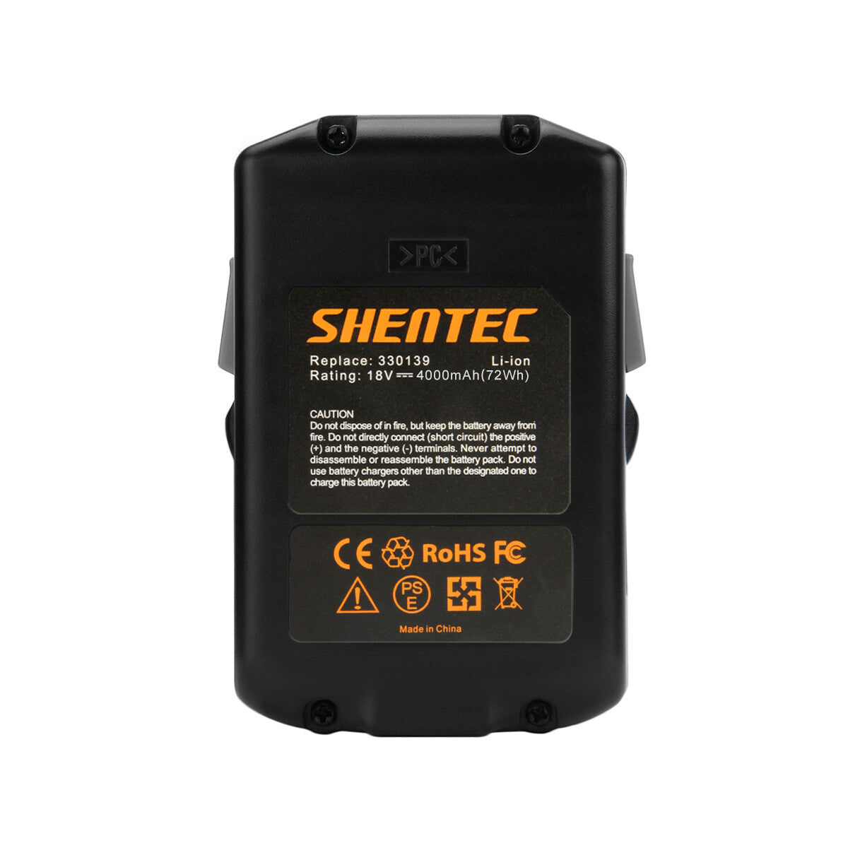 SHENTEC 18V 4000mAh LI-ION BATTERIA SOSTITUTIVA PER HITACHI 330067 330068 330139 BSL1825 BSL1815X