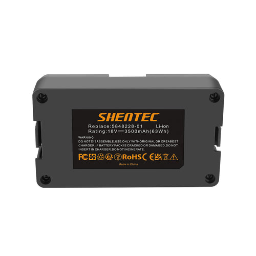 SHENTEC Batteria Li-Ion 3500mAH 18V per Gardena Sileno 2020 City 2018 Sileno+R100L