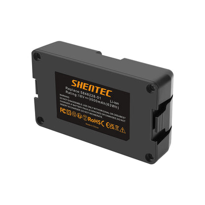 SHENTEC Batteria Li-Ion 3500mAH 18V per Gardena Sileno 2020 City 2018 Sileno+R100L