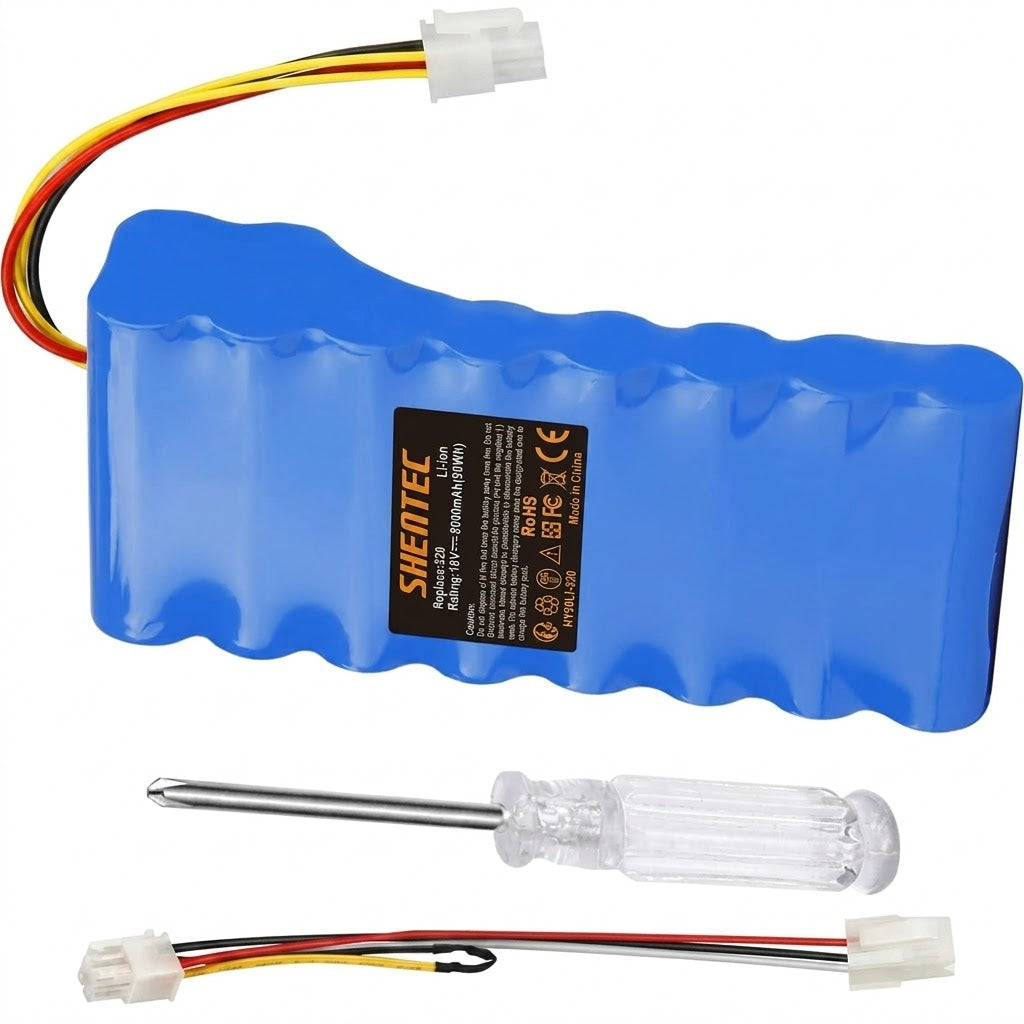 Batteria Li-ion SHENTEC 18V 5000mAh per Husqvarna Automower 320/430X/440/450X/520/550 589 58 52-01/589 58 57-01/588 14 64-01/588 14 64-02